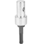 Eosnow - adaptateur de foret pour perceuse lectrique vers connecteur de tarire, arbre  tige ronde, ...