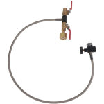 Eosnow - adaptateur de recharge de cylindre de co2 cga - 320 avec tuyau pour remplir le r�servoir de ...