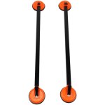Eosnow barres transversales de toit de voiture de 36. 22 pouces, 2 pi�ces, tube carr� en acier, support ...