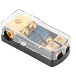 Eosnow bloc de distribution de fusibles 60a, entre de calibre 0 / 4  sortie de calibre 4 / 8, mini ...