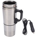 Eosnow bouilloire �lectrique en acier inoxydable pour voiture, 350 / 150ml, pour caf�, th�, thermos, ...