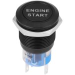 Eosnow bouton poussoir de démarrage de moteur de voiture étanche 12v, démarreur d'allumage, alliage d'aluminiu ... Eosnow bouton poussoir de démarrage de moteur de voiture étanche 12v, démarreur d'allumage, alliage d'aluminiu ...