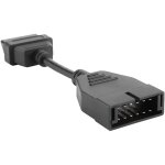 Eosnow cble de connexion professionnel pour diagnostic automobile, adaptateur 12 broches mle vers 16 ...