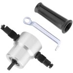 Eosnow coupe - tle double tte perceuse lectrique accessoire outil de coupe grignoteuse portable