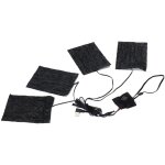 Eosnow coussins chauffants �lectriques pour v�tements camping d'hiver r�glable 3 niveaux en fiber de ...