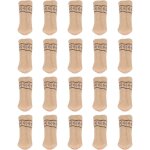 Eosnow couvre - pieds de chaise en silicone acrylique, 20 pi�ces, double couche �lastique, protection ...