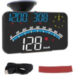 Eosnow - cran led hud intelligent, alarme de vitesse haute d�finition, gps multifonction, compteur de ...