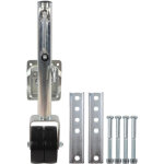 Eosnow cric de remorque � double roue, 1500lb, pour bateau, camping - car, r�glage de levage renforc�, ...