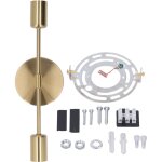 Eosnow double base d'applique murale e27 e26 antirouille, support d'ampoule vintage pour salon salle ... Eosnow double base d'applique murale e27 e26 antirouille, support d'ampoule vintage pour salon salle ...