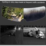Eosnow film de lentille �tanche pour casque de moto, protection universelle contre la pluie et le brouillard, ...
