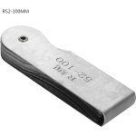 Eosnow jauge de rayon en acier inoxydable, outil de mesure externe, concave et convexe (r52 - 100 mm) ...