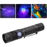 Jeffergarden dtecteur d'urine de lampe - torche de 365nm led, lampe - torche uv portative rechargeable ...