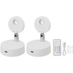 Jeffergarden projecteur led rechargeable pour image, projecteur pour placard, 13 couleurs, mini vitrine, ...