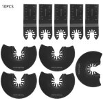 Eosnow lames de scie multifonctions oscillantes, kit de coupe pour outils �lectriques 10 pi�ces