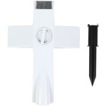 Eosnow lampes croises led  nergie solaire, pierre tombale commmorative, piquet de jardin, marqueur ...