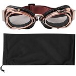 Eosnow lunettes de protection pour moto, anti - poussi�re, coupe - vent, en forme d'arc (gris bronze) ...