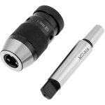 Eosnow - mandrin de perceuse de tour sans cl� en acier � serrage automatique, capacit� de 1 � 16mm, 45 ...