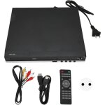 Eosnow mini dvd player 1080p prise en charge de la sortie av remote commande hd interface multim�dia ...