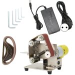 Eosnow mini ponceuse � bande �lectrique portative, bricolage, polissage, aff�teuse, meuleuse, prise ac110 ...