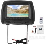 Eosnow moniteur de lecteur multimdia mp5 pour sige de voiture, appui - tte, cran lcd 7 pouces, support ...