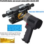 Eosnow pompe de forage �lectrique portable, pompes de transfert auto - amor�antes pour huile, fluide ...