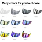Eosnow remplacement de la visi�re du casque pour agv k1 k3sv k5 lectes de bourme de motorocle fulle felt ...