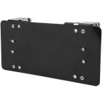 Eosnow support de plaque d'immatriculation support de treuil en acier inoxydable noir pour voitures camions ...