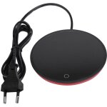 Eosnow tapis de tasse chauffant �lectrique �tanche tactile, coussin chaud pour caf� th� rouge lait eu ...