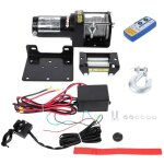 Eosnow treuil de rcupration lectrique 3000lbs, kit de tlcommande  fil 12v pour camion suv atv remorque ...