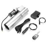 Eosnow tuyau de descente d'chappement lectrique en acier inoxydable, 2, 5 pouces, dcoupe e, valve ...