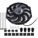 Eosnow, ventilateur de refroidissement de moteur �lectrique universel de 12 pouces, slim push pull, 12v, ...
