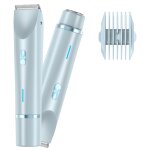 �pilateur �lectrique portable pour femme, chargement usb, pour bikini, aisselles, bras, bleu