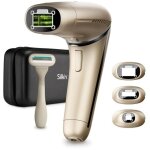 Epilateur a lumiere puls�e silk'n 7 - double lampe a tete rotative - 600. 000 flash - 3 embouts de zone ...