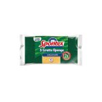 Eponge grattante longue duree x3 - spontex