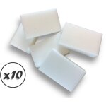Ponge magique en mlamine lot de 50 ponges gomme magique pour liminer taches et salets tenaces sans ...