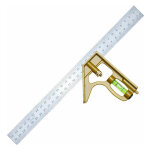 querre combine 300mm - metrique - querre  combinaison universet prcise en mtal avec bute et outil ...