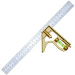 Équerre combinée 300mm - metrique - Équerre à combinaison universet précise en métal avec butée et outil ... Équerre combinée 300mm - metrique - Équerre à combinaison universet précise en métal avec butée et outil ...