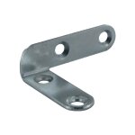 querre coude d'assemblage - en acier zingu - coudure  droite - 40 x 30 mm - interges