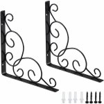 Equerre d'étagere en fer forgé, 2 pièces Équerres pour Étagère de jardin, Équerre pour Étagere murale ... Equerre d'étagere en fer forgé, 2 pièces Équerres pour Étagère de jardin, Équerre pour Étagere murale ...