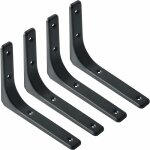 Equerre etagere murale, 4pcs equerre metal 200mm x 150mm equerre charge lourde support etagere murale ... Equerre etagere murale, 4pcs equerre metal 200mm x 150mm equerre charge lourde support etagere murale ...