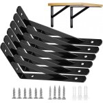 Equerres etageres murale, 6 packs supports querre d'onagre fixation, 15 9. 5 cm cadre flottant de supports ...