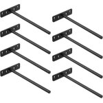 Equerre etagere murale fixation flottante invisible, support etagere murale en m�tal, tablette flottante ...