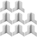 Equerre de fixation blanc 8 pcs, equerre assemblage en acier galvanise, renfort deangle fixation epaisseur ... Equerre de fixation blanc 8 pcs, equerre assemblage en acier galvanise, renfort deangle fixation epaisseur ...