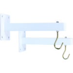 Equerres de fixation pour �cran de projection, coloris blanc