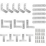 Equerre inox 20 pi�ces equerre metal equerre de chaise equerre plate metal equerre fixation angle droit ...