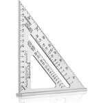 Equerre menuisier 180 mm, equerre charpentier triangulaire en alliage d'aluminium m�trique, haute pr�cision ...