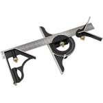 �querre multifonction r�glable de 300 mm, kit de mesure robuste, rapporteur de pr�cision, r�gle d'angle, ...