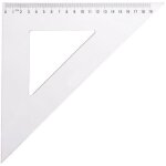 Equerre en plastique - scolaire - 16 cm - pour la g�om�trie - ulmann