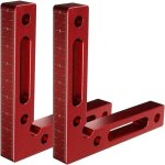 querres de positionnement  90 degrs en alliage d'aluminium, carr de serrage 12 x 12 cm, pinces  ...