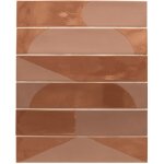 Carrelage gr�s c�rame feng 30x6cm 30x6 cm decor terra - - bo�te de 0. 50 m2